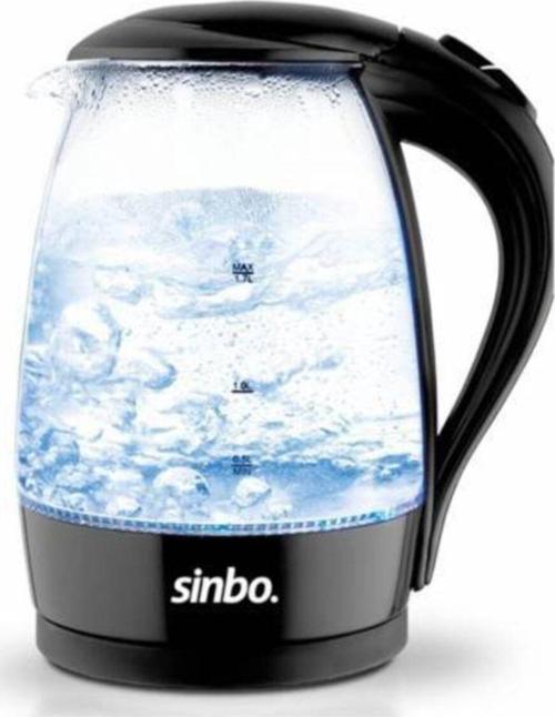 Sk-7338 2000 W 1.7 Lt Cam Kettle Siyah