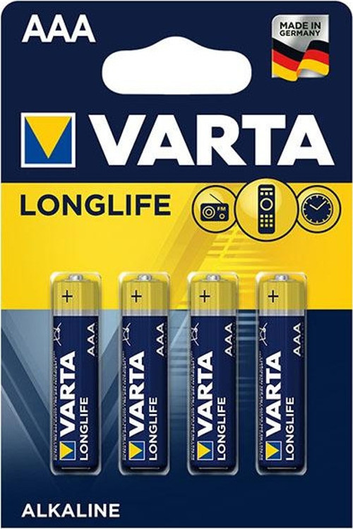 VARTA LONGLIFE POWER ALKALİN AAA İNCE KALEM PİL (4LÜ PAKET FİYATI)
