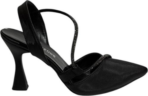 Mg Shoes T0164 Kadın Bilekten Bağlı İnce Topuklu Saten Ayakkabı (Yaz 25)