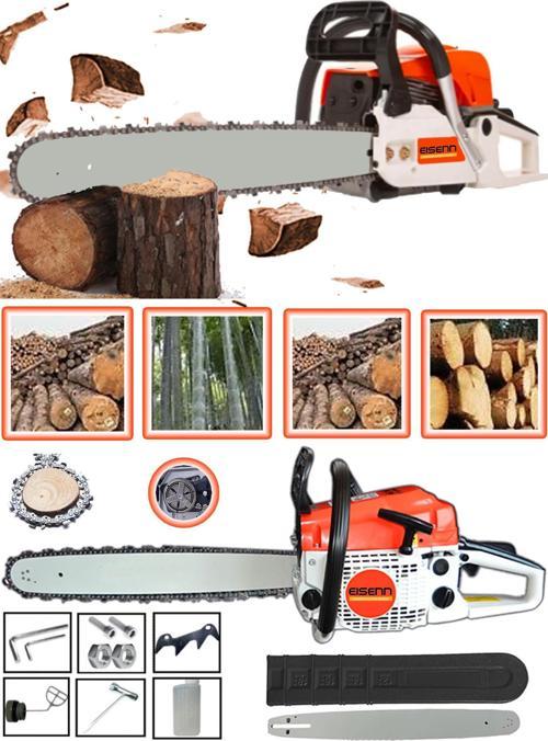 Prosaw Ms-8800 Benzinli Zincirli Ağaç Motoru Hızar Bıçkı Testere Odun Kesim Makinesı