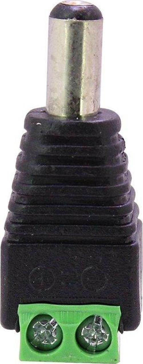 5.5 2 1 Mm. Power Erkek Konnektör Kesik Kabloyu Soketli Jack lı Uca Çevirme Aparatı Çevirici
