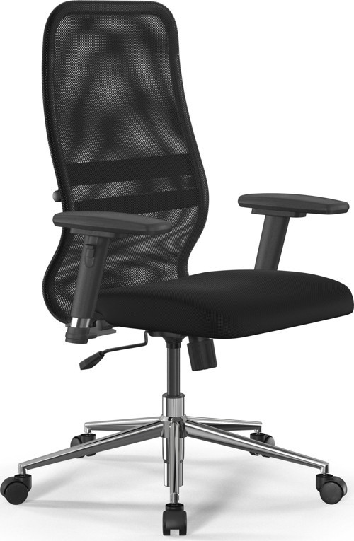 Kumaş ve Fileli Ofis Sandalyesi - Yönetici Koltuğu - SIT8-B2-8D / 1023825 Siyah