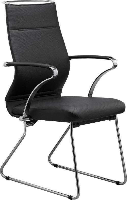 Sit Well Ergonomik Deri Bekleme Koltuğu / Toplantı Sandalyesi - 326.5D.1.6A4 Siyah