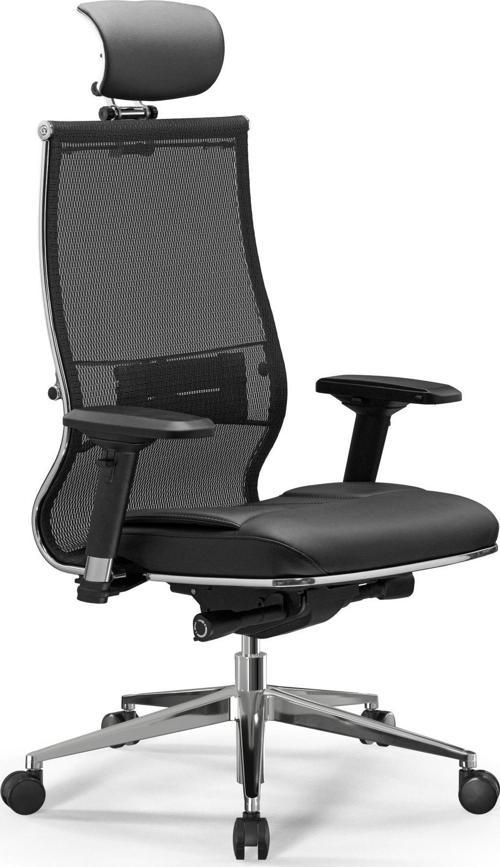 Samurai Ergonomik Fileli ve Deri Yönetici Koltuğu / Ofis Sandalyesi - 23.3.5.109 Siyah