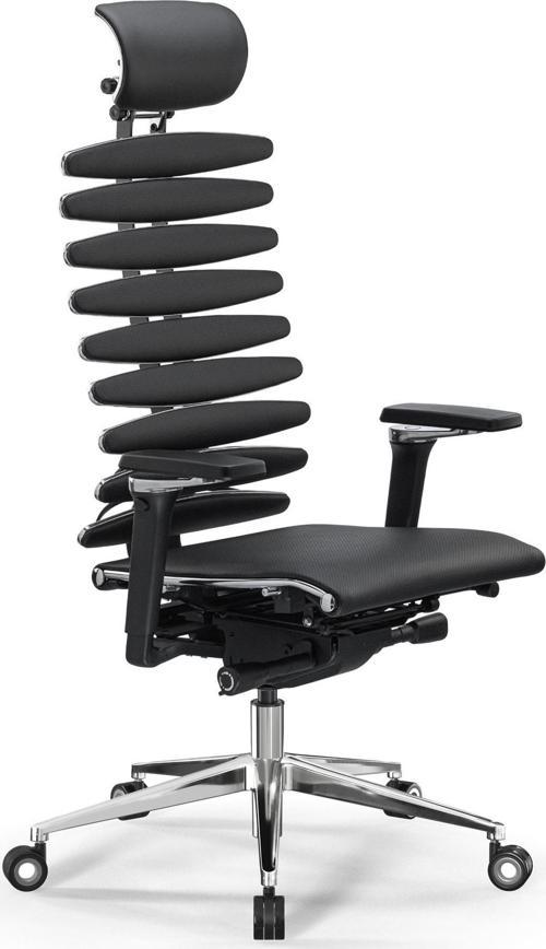 Equalizer Ergonomik Deri Yönetici Koltuğu / Ofis Sandalyesi - 55.F.28.13A Siyah