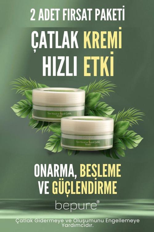 Çatlak Kremi, Çatlak Karşıtı Ve Giderici, Nemlendirici Çatlak Kremi 100 Ml (2X50Ml)