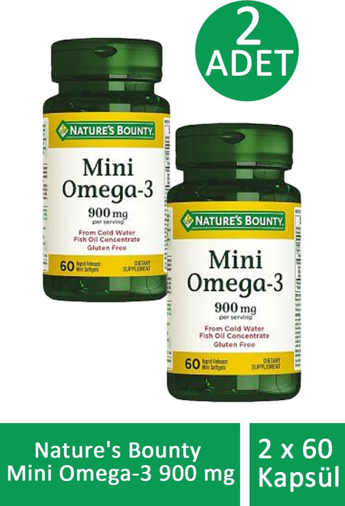 Mini Omega-3 900 mg 60 Softgel 2 ADET