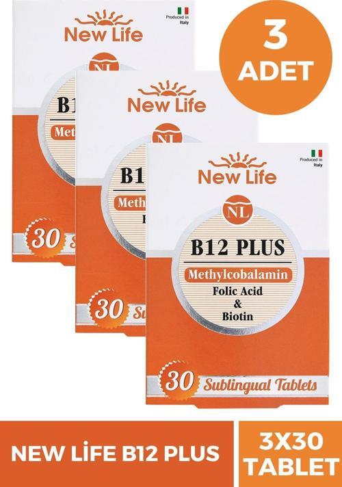 B12 Plus Methylcobalamin 30 Tablet 3 Adet