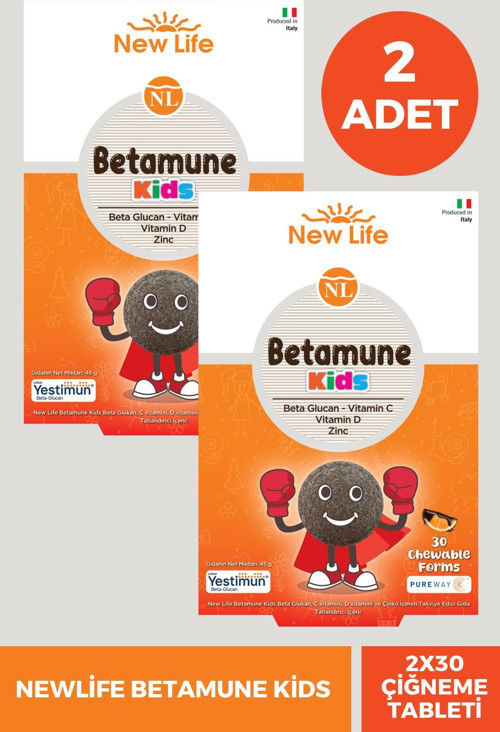 Betamune Kids 30 Yumuşak Kapsül 2 Adet
