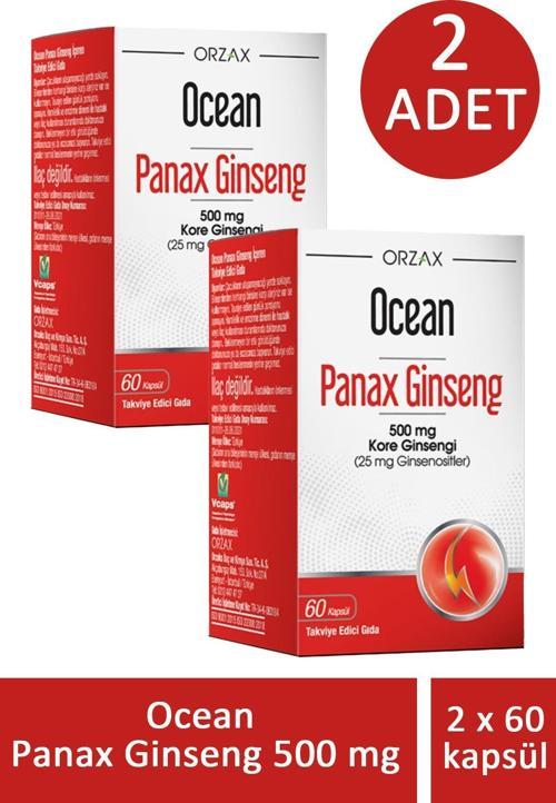 Ocean Panax Ginseng 500 mg 60 Kapsül 2 ADET