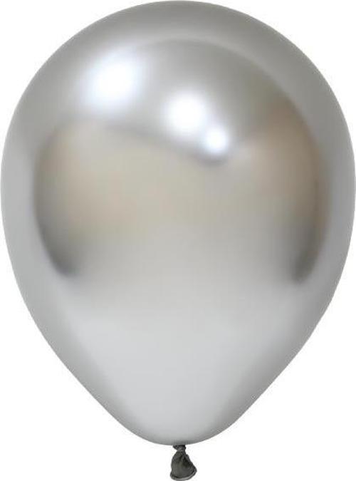 Balon 12" Krom Silver (50 Li Paket)