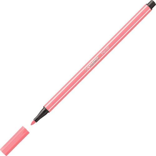 68/040 Keçe Uçlu Boya Kalemi 1 Mm Fosforlu Kırmızı (10 Lu Kutu)