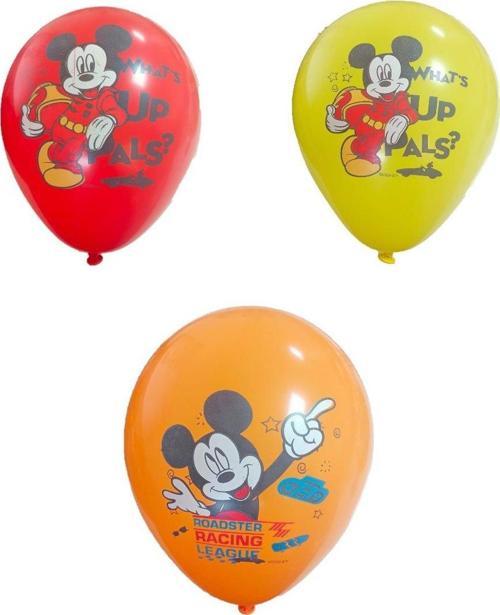Balon 4+1 Mickey Playful House Baskılı 12 Inc (8 Li Paket)