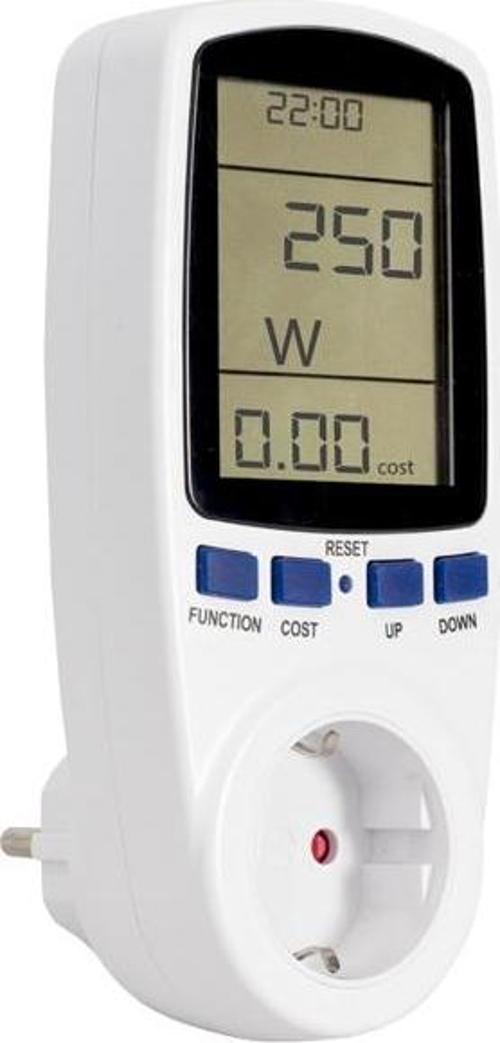 PM-001 Elektrik Ölçüm Cihazı Priz Tipi Akım Voltaj Ölçüm Aleti Cihazı