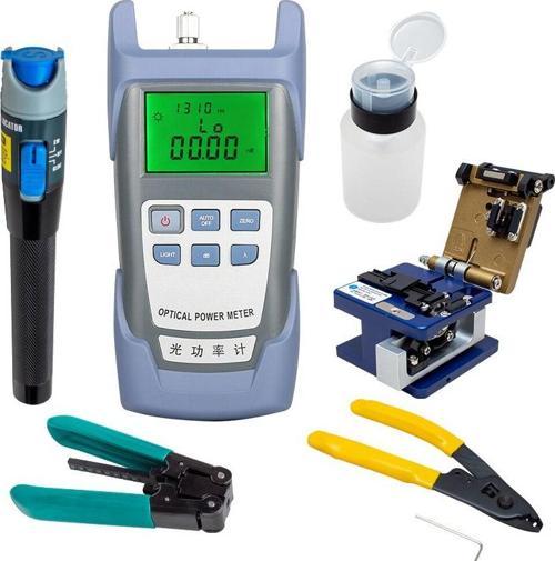 Ayt Fiber Optik Kablo Test ve Ölçüm Cihazı Set Çantası Fiber Ölçüm Cihazı Aleti