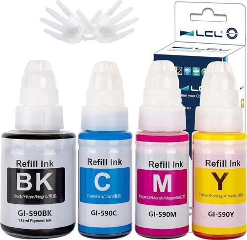 Gı-490 Muadil Mürekkep Seti -Pixma G3400/G3410/G3411/G3415/G4400/G4410/G4411 Uyumlu