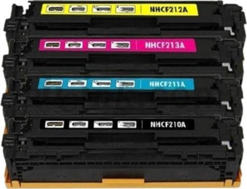 Hp Cf540 Cf210 Ce320 Muadil Toner Set Takım 125A/131A/128A Cm1