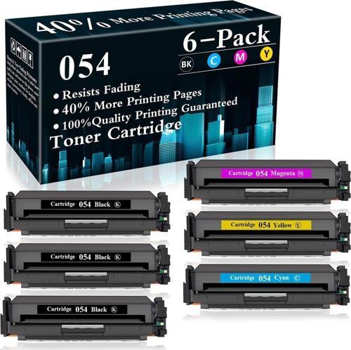 Crg-054Lbp621Cw Lbp622Cdw Lbp623Cdw644Cdw Mf644Cdw F643 Mf645Cx (Bk 3Adet Cmy 1 Er Set  6Pcs)