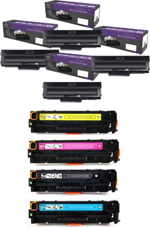 Hp 125A Cb540A/541A/542A/543A 4 Renk Muadil Toner Seti