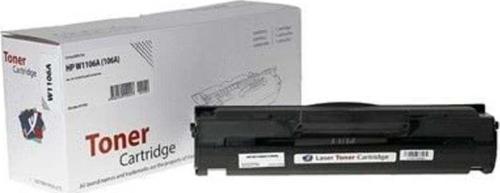 Hp W1106A (106A) Muadil Toner Siyah Chıpli