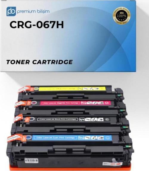 Crg -067 Yüksek Kapasite Muadil Set - Lbp633Cdw Lbp632Cdw Mf651 Mf653Cdw Mf654Cdw Mf656Cdw