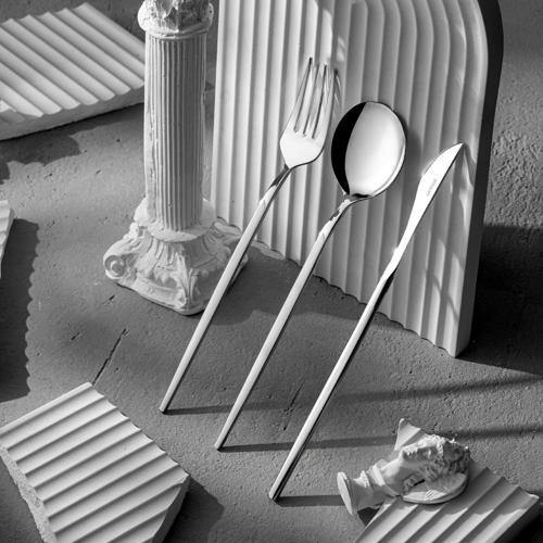 Aspendos 18 Parça 6 Kişilik Çatal Kaşık Bıçak Takımı Kutulu