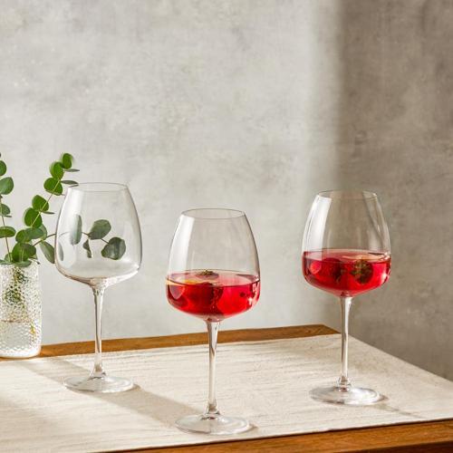 3'Lü Evelyn Kristal Kadeh 610 Ml
