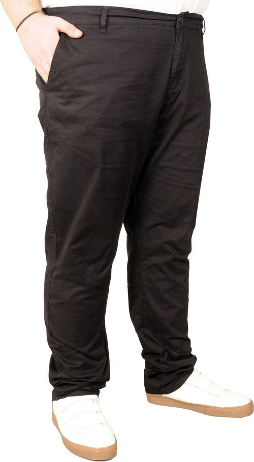 Büyük Beden Erkek Pantolon Keten Milano 20850 Siyah