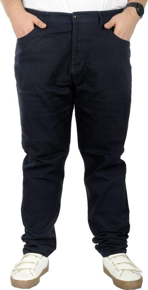 Büyük Beden Erkek Gabardin Pantolon 5 Cep Doğa Classic 22920 Lacivert