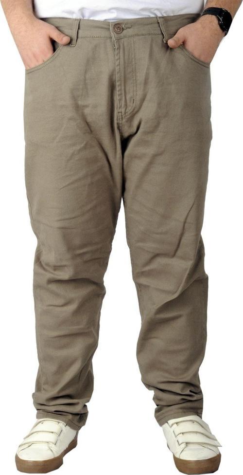 Büyük Beden Erkek Gabardin Pantolon 5 Cep Doğa Classic 22920 Bej