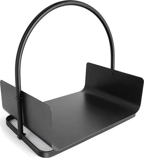 Dekoratif Odun Kovası Metal Tasarım Odun Sepeti