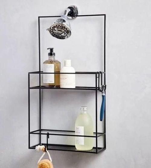 Banyo Rafı Metal Şampuanlık Sabunluk Organizeri