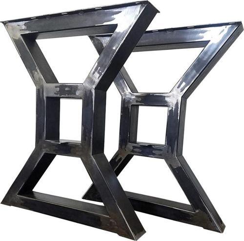 Ağaç Masa Ayağı Yemek Masası Ayağı Metal Tasarım