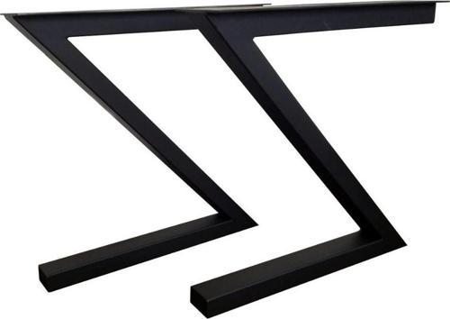 Yemek Masası Metal Ayak Profil Masa Ayağı Z Tasarım Masa Ayağı