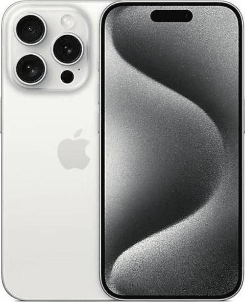 Yenilenmiş IPHONE 15 PRO 128GB -B Kalite- Beyaz Titanyum