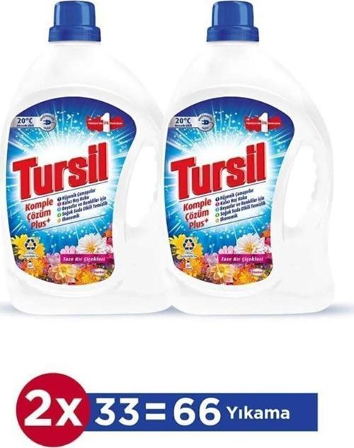 Sıvı Çamaşır Deterjanı 33 Yıkama Leylak Bahçesi 2 x 2145 ML