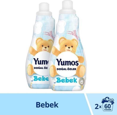 Konsantre Doğal Özler Bebek Çamaşır Yumuşatıcısı 2 x 1200 ML