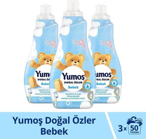 Doğal Özler Konsantre Çamaşır Yumuşatıcısı Bebek 1200 ml x3