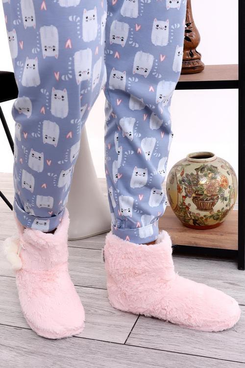 Redplay EB307 Çinçila Kadın Panduf Ev Botu Ev Ayakkabısı