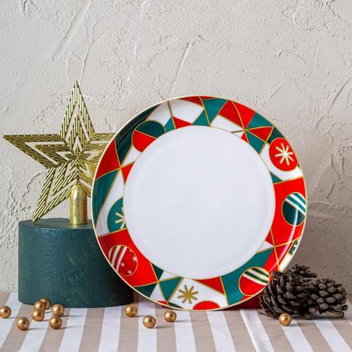 Starlight Fine Bone New Year Yılbaşı Servis Tabağı 27 Cm