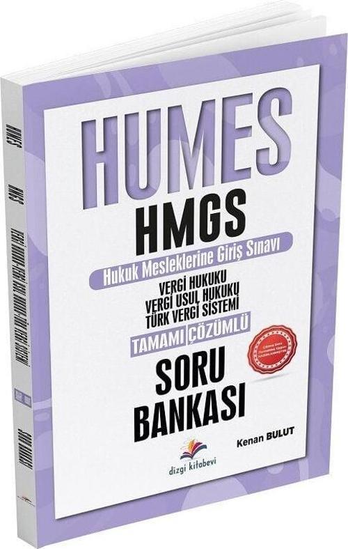 Dizgi Kitap HUMES HMGS Vergi - Vergi Usul Hukuku, Türk Vergi Sistemi Soru Bankası Çözümlü