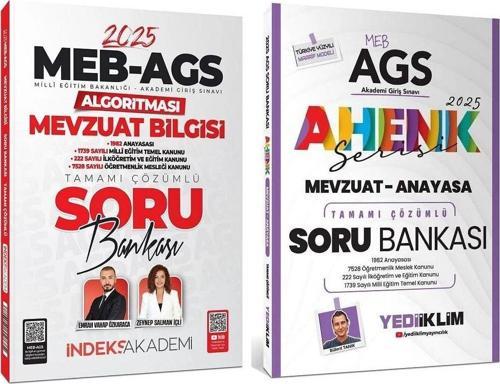 Yediiklim + İndeks 2025 MEB-AGS Mevzuat Soru Bankası 2 li Set Ahenk Serisi Yediiklim Yayınları