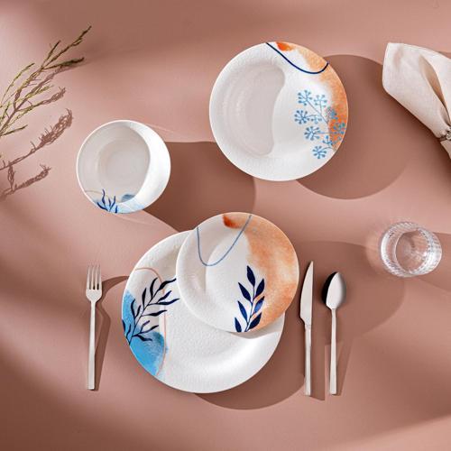 Sunrise 24 Parça Yuvarlak 6 Kişilik Yemek Takımı