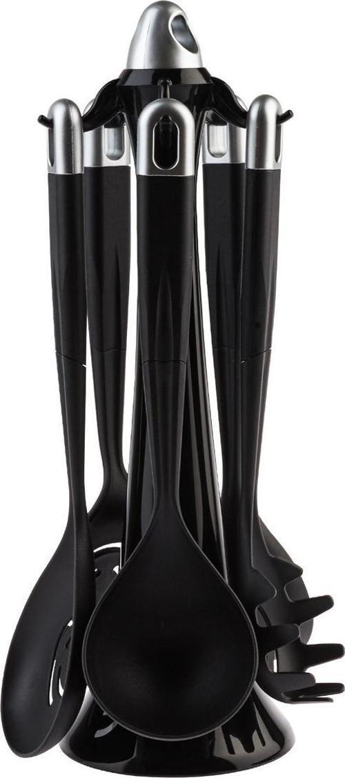 Hera 6 Parça Standlı Servis Seti Silver