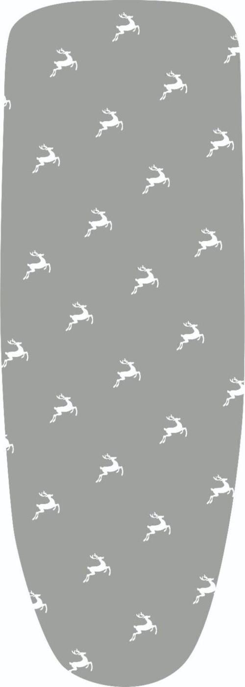 (Hediyeli) Grey Ütü Masası Kılıfı Örtüsü Bezi 1 Ad Koruyucu File Ütülme Pedi Hediye