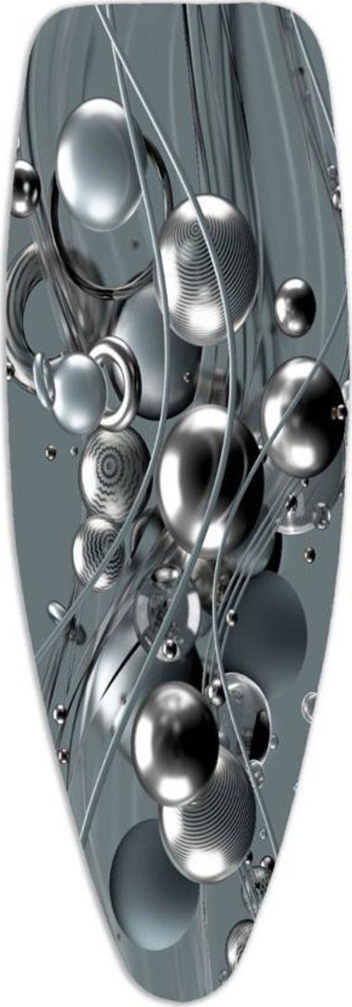 Gri XXL Luxury Chain Ütü Masası Kılıfı Örtüsü Bezi (57 x 162 cm)