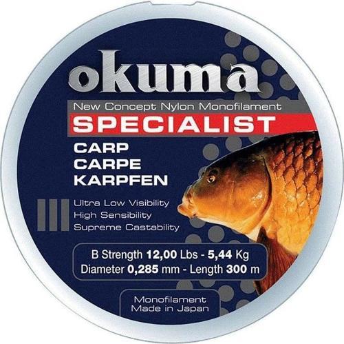 Carp 300 mt 12,00 lb 5,45 kg 0,28 mm Camou Misina