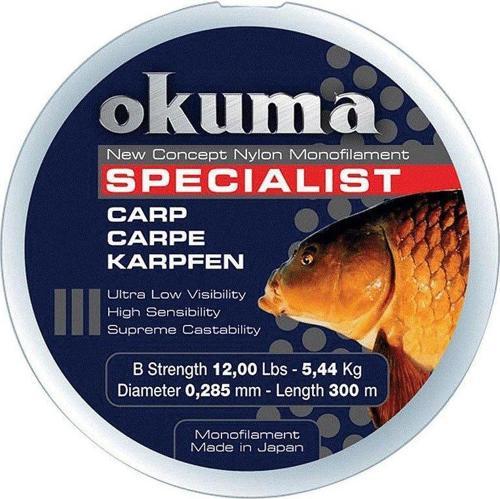 Carp 300 mt 28,00 lb 12,73 kg 0,43 mm Camou Misina