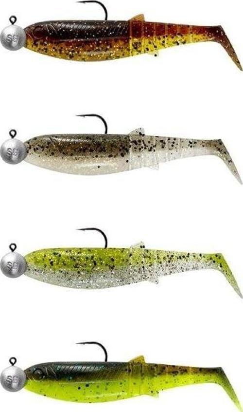 Cannibal Shad 6.8cm 3gr+5gr #1/0 Clear Water 4+4 Adet Sahte Balık