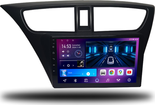 Honda Civic HB Euro 2013-2017 Uyumlu Android Multimedya 2GB RAM 32GB Hafıza